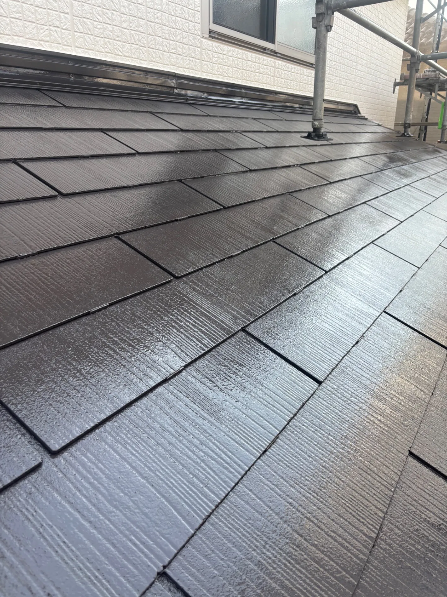 市原市 戸建て外壁塗装工事が完了｜アイボリー×ブラウンの配色とラジカル制御塗料の施工事例