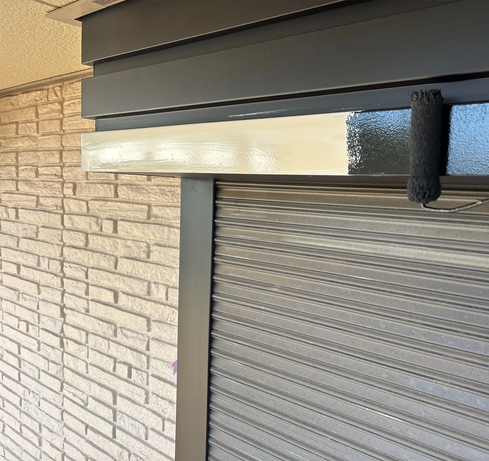 【市原市 外壁塗装】日本ペイント水性ペリアートで多彩模様仕上げ｜戸建て施工事例